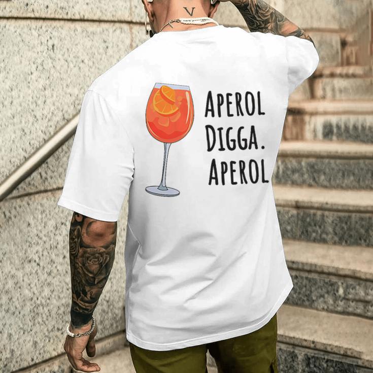 Aperol Digga Aperol Cocktail Summer Drink Aperol T-Shirt mit Rückendruck Geschenke für Ihn