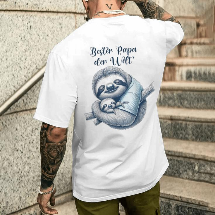 Bester Papa Der Welt Bester Papa Der Welt T-Shirt mit Rückendruck Geschenke für Ihn