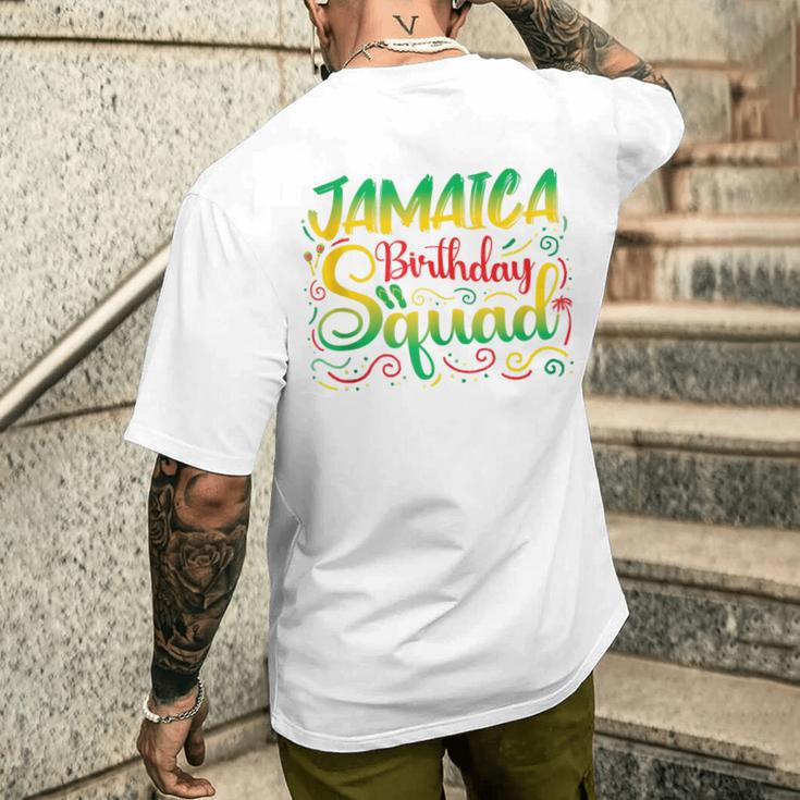 Birthday Girls Jamaica Squad Trip 2024 Party Outfit Matching Men's T-shirt Back Print Gifts for Him