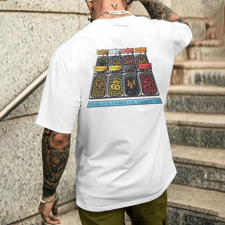 Boilies Karpfenangler Angler Papa T-Shirt mit Rückendruck Geschenke für Ihn