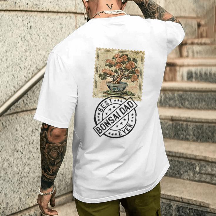 Bonsai-Papa Bonsaibaum Bonsai-Pflanzen Bonsaistempel Bonsai T-Shirt mit Rückendruck Geschenke für Ihn