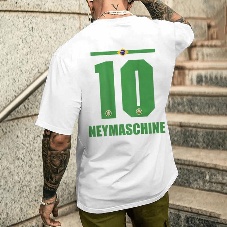 Brazil Sauf Men's Jersey Neymaschine Saufamen T-Shirt mit Rückendruck Geschenke für Ihn