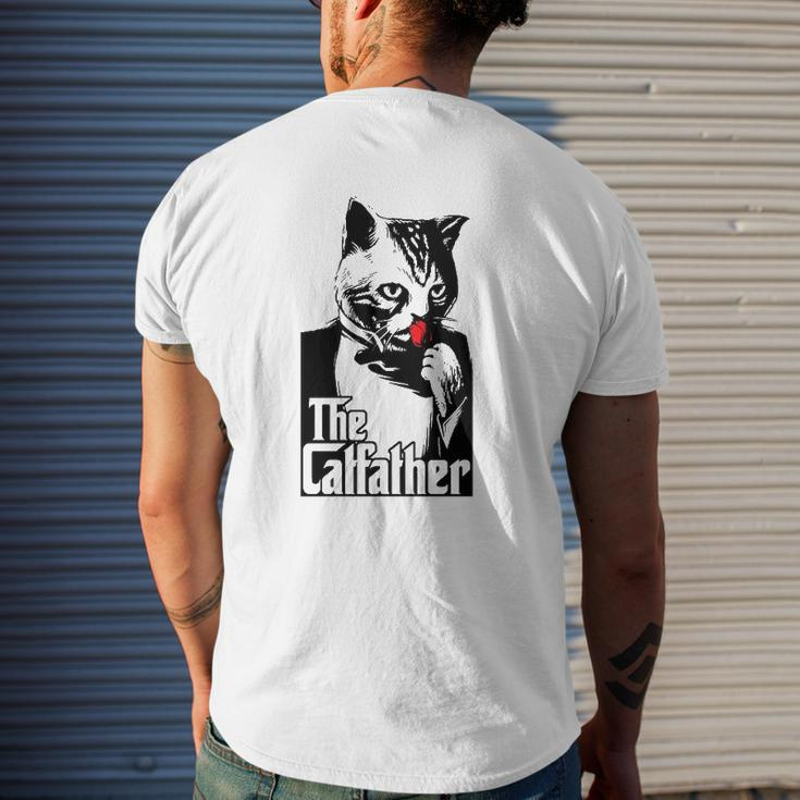 The Catfather Parody Mens Back Print T-shirt Gifts for Him