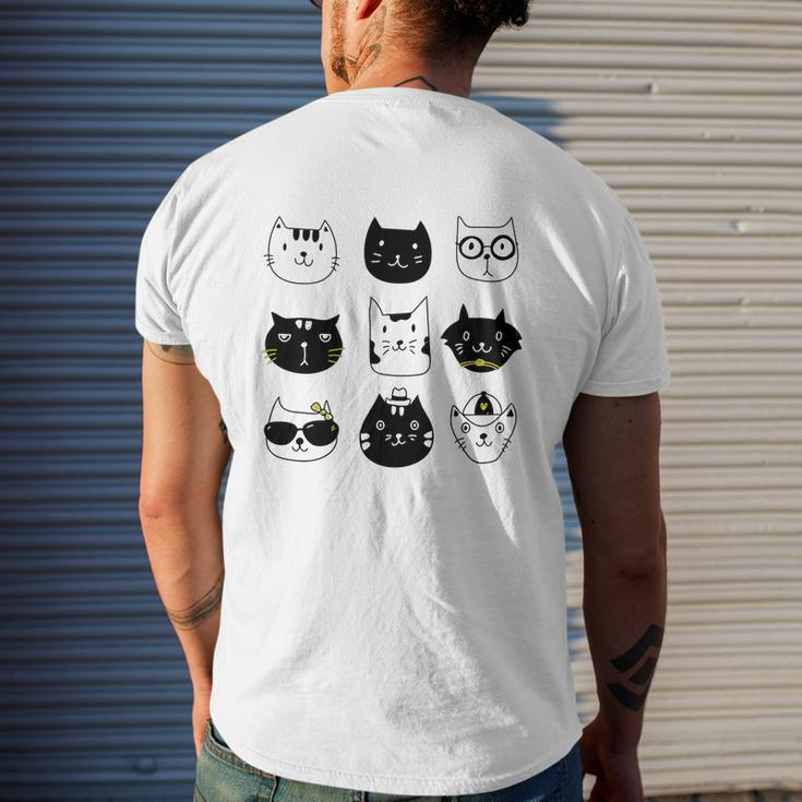 Cats Cats V3 Mens Back Print T-shirt Gifts for Him