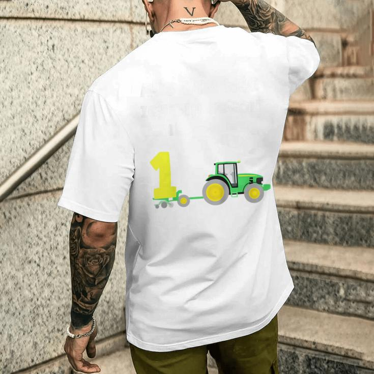 Children's 1St Birthday Ich Bin Schon 1 Jahre Tractor Tractor T-Shirt mit Rückendruck Geschenke für Ihn