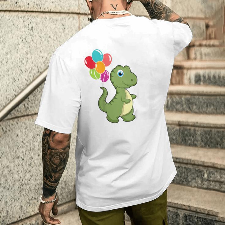 Children's 2Nd Birthday Ich Bin Schon 2 Jahre Dinosaur T-Shirt mit Rückendruck Geschenke für Ihn