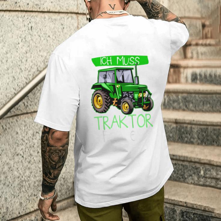 Children's Aus Dem Weg Ich Muss Trktor Fahren T-Shirt mit Rückendruck Geschenke für Ihn