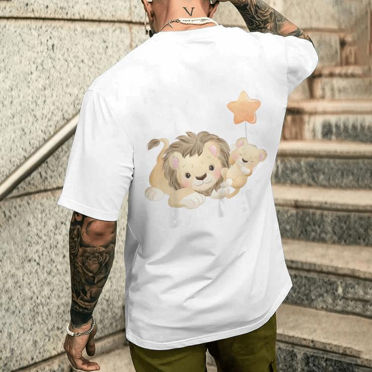 Children's Ich Werde Ein Großer Bruder 2023 Lion 80 T-Shirt mit Rückendruck Geschenke für Ihn