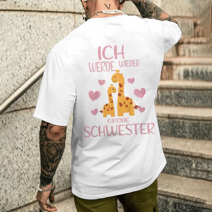 Children's Ich Werde Wieder Große Schwester Verkunden T-Shirt mit Rückendruck Geschenke für Ihn