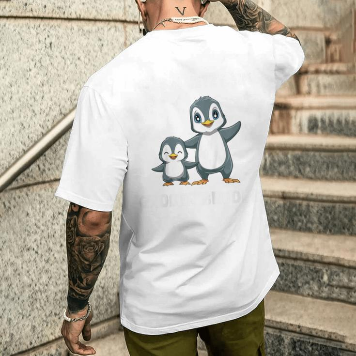 Children's Penguins Großer Bruder Ich Bin Jetzt Ein Großer Bruder T-Shirt mit Rückendruck Geschenke für Ihn