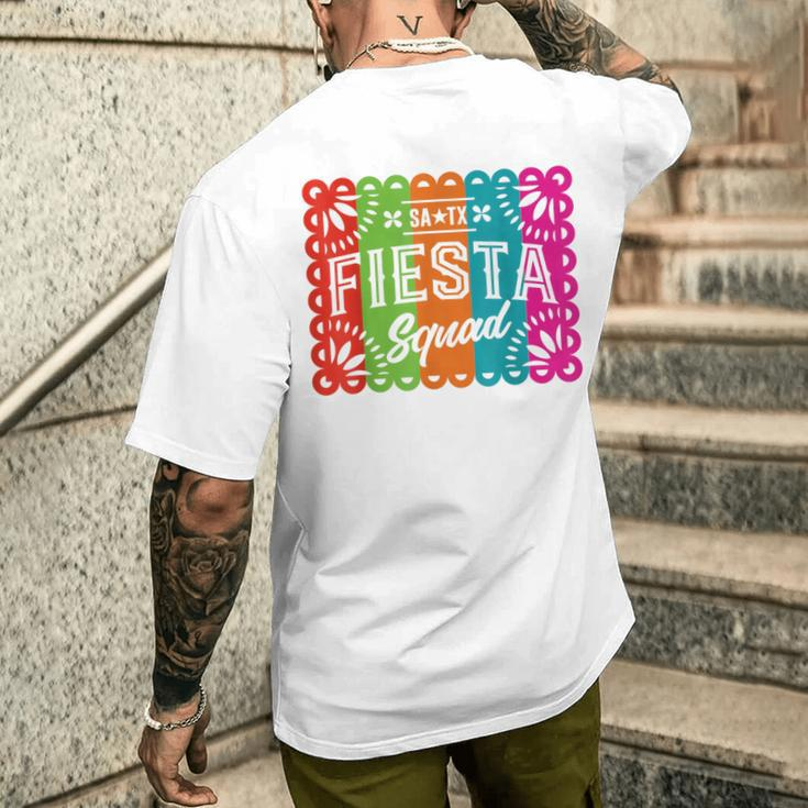 Cinco De Mayo 2024 Fiesta Squad Fiesta San Antonio Texas Men's T-shirt Back Print Gifts for Him