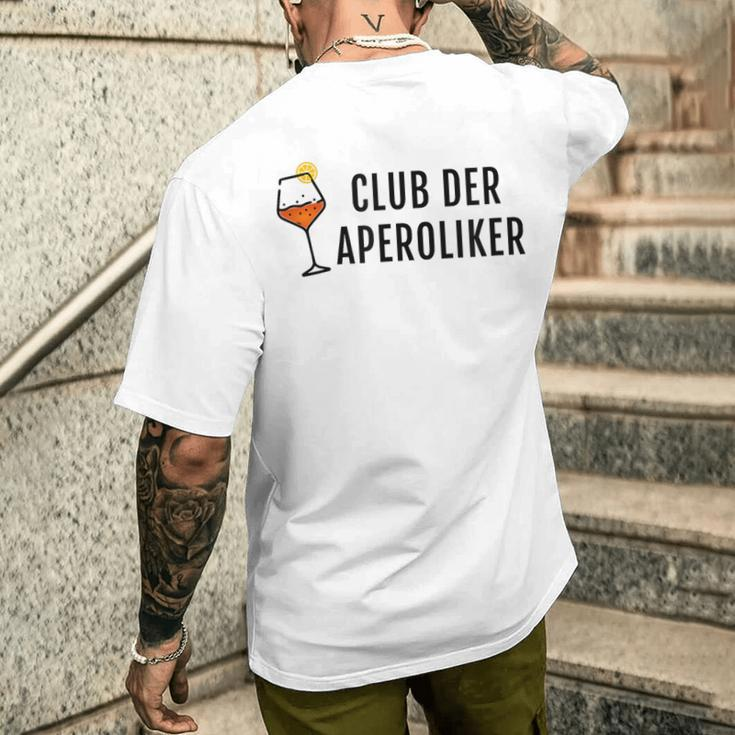 Club Der Aperoliker Aperol Spritz T-Shirt mit Rückendruck Geschenke für Ihn