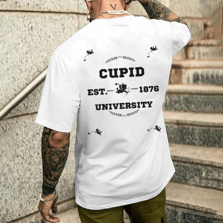 Cupid's University Men's T-shirt Back Print Funny Gifts