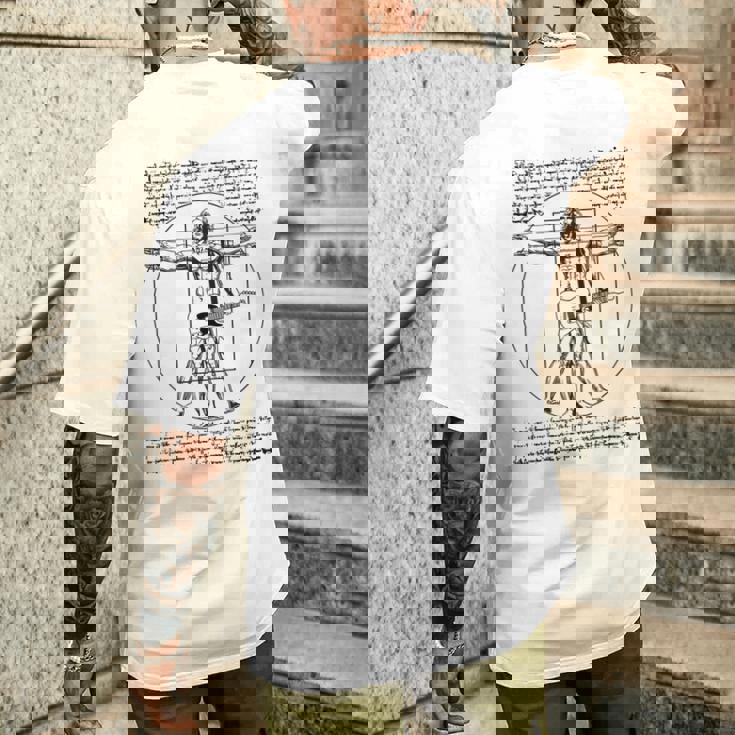 Camiseta Iron Maiden Camiseta Da Vinci Vitruvian Guitarrista