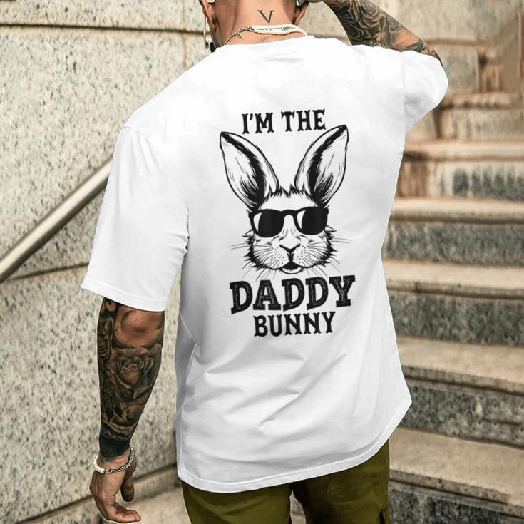 Daddy Bunny Matching Family Group Easter Day Men's T-shirt Back Print Gifts for Him
