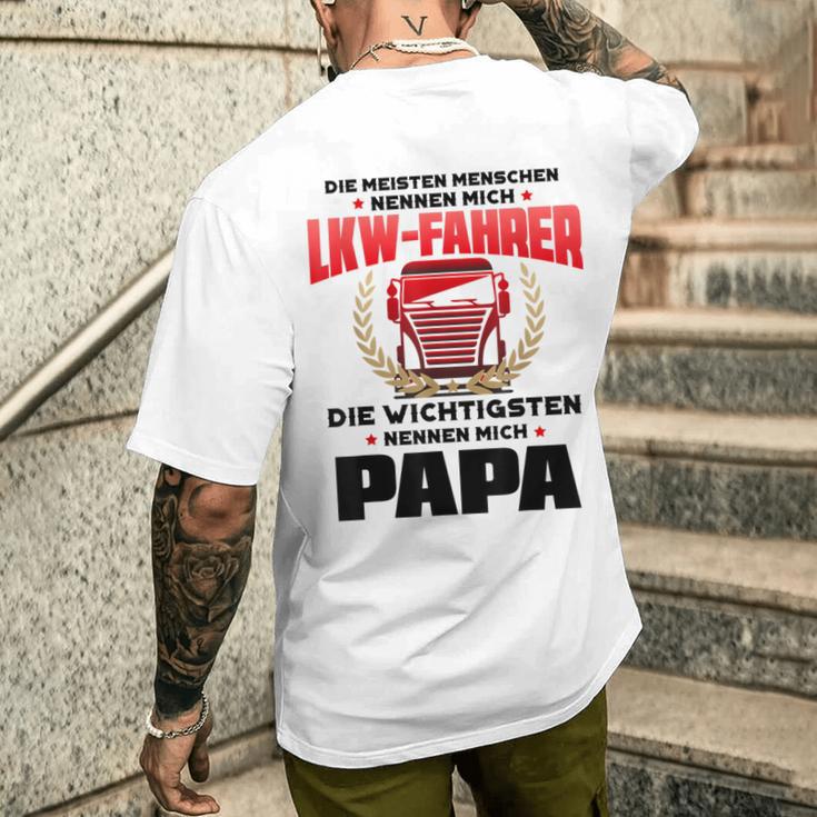 Die Wichtigsten Nennen Mich Papa Die Wichtigsten T-Shirt mit Rückendruck Geschenke für Ihn