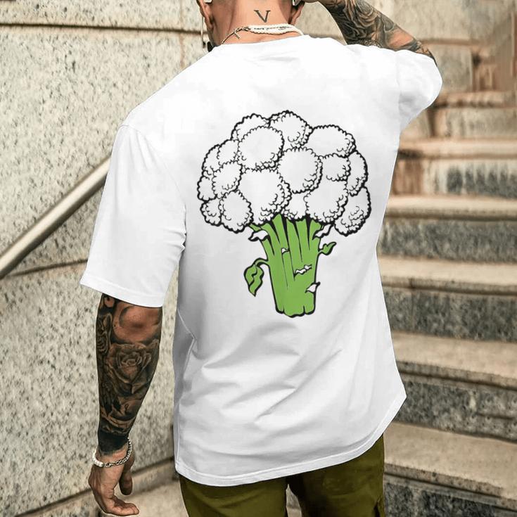 Easy Broccoli T-Shirt mit Rückendruck Geschenke für Ihn