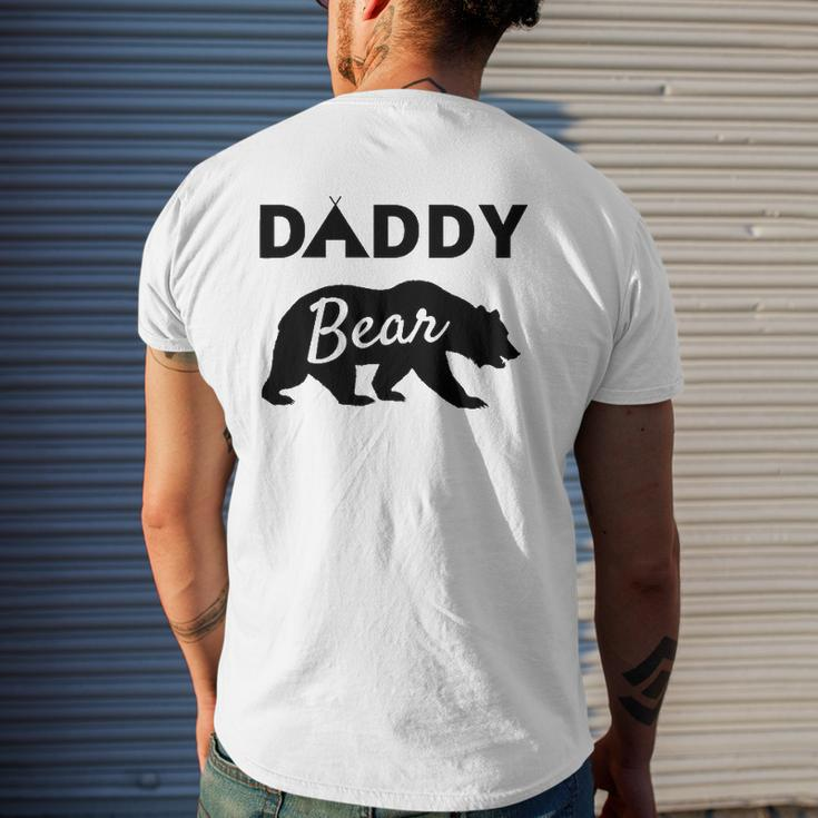 Father's Day From Wife Son Daughter Baby Kids Daddy Bear Mens Back Print T-shirt Gifts for Him