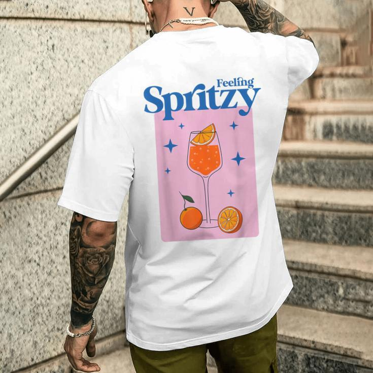 Feeling Spritzy X Hallöchen Aperoliker T-Shirt mit Rückendruck Geschenke für Ihn