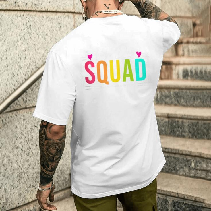 Field Fun Day Squad School Trip Vibes Last Day Of School Men's T-shirt Back Print Gifts for Him