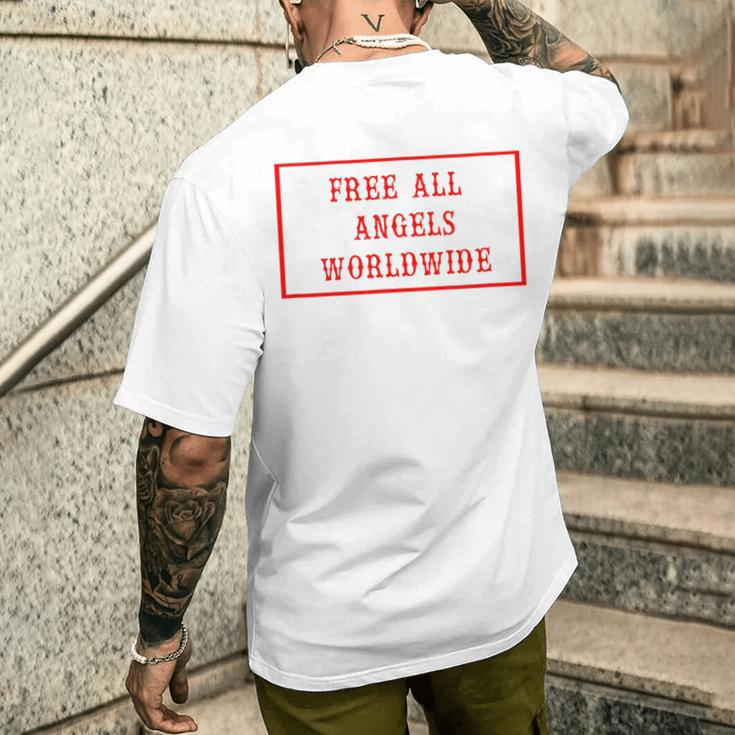 Free All Angels Worldwide T-Shirt mit Rückendruck Geschenke für Ihn
