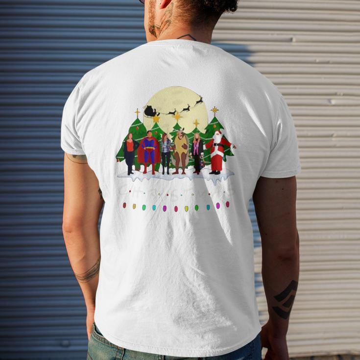 Friends The One With The Halloween Party Christmas Shirt Mens Back Print T-shirt Gifts for Him