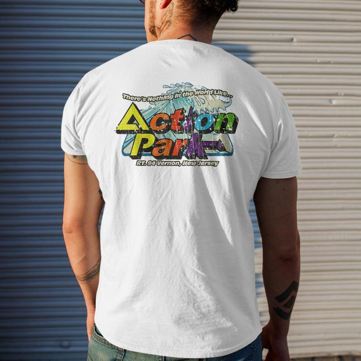 Action Park New Jersey 1978 Vintage V2 Mens Back Print T-shirt Gifts for Him