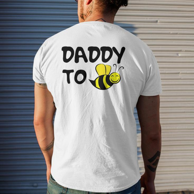Daddy To Be Promoted To Dad Soon To Be Father's Day Mens Back Print T-shirt Gifts for Him
