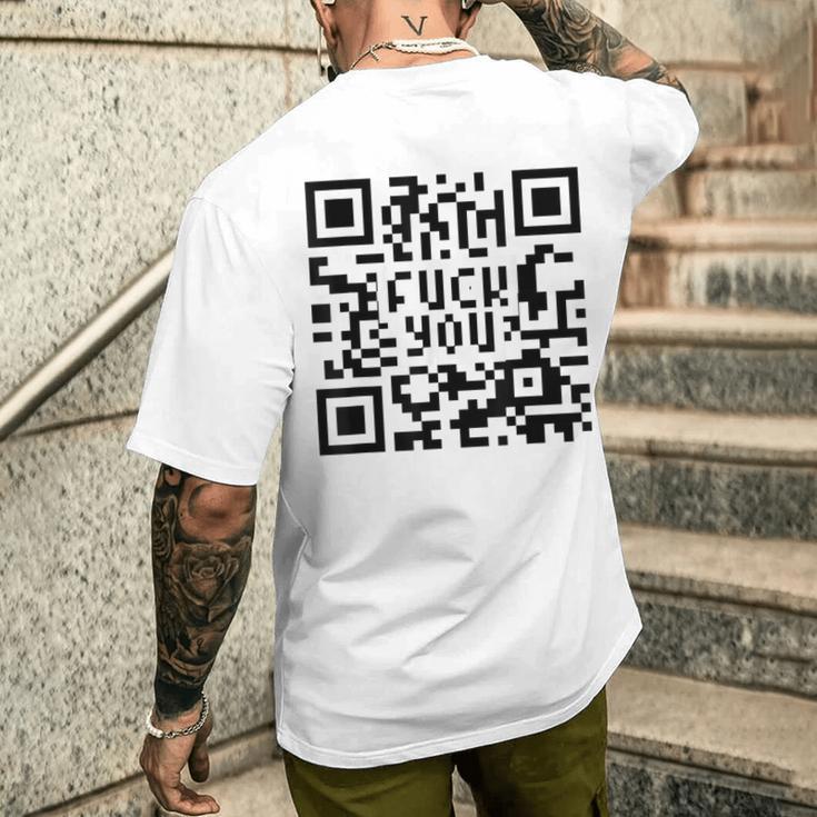 Qr Code F-Ck Qr Code For Women Men's T-shirt Back Print | Seseable CA