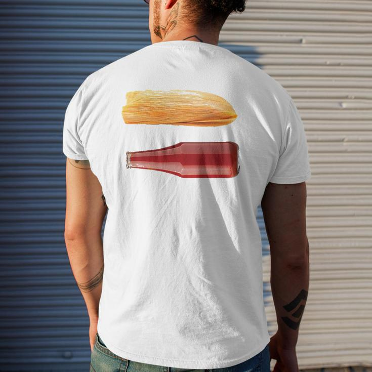 Tamales And Ketchupfor Dad On Father's Day Mens Back Print T-shirt Gifts for Him
