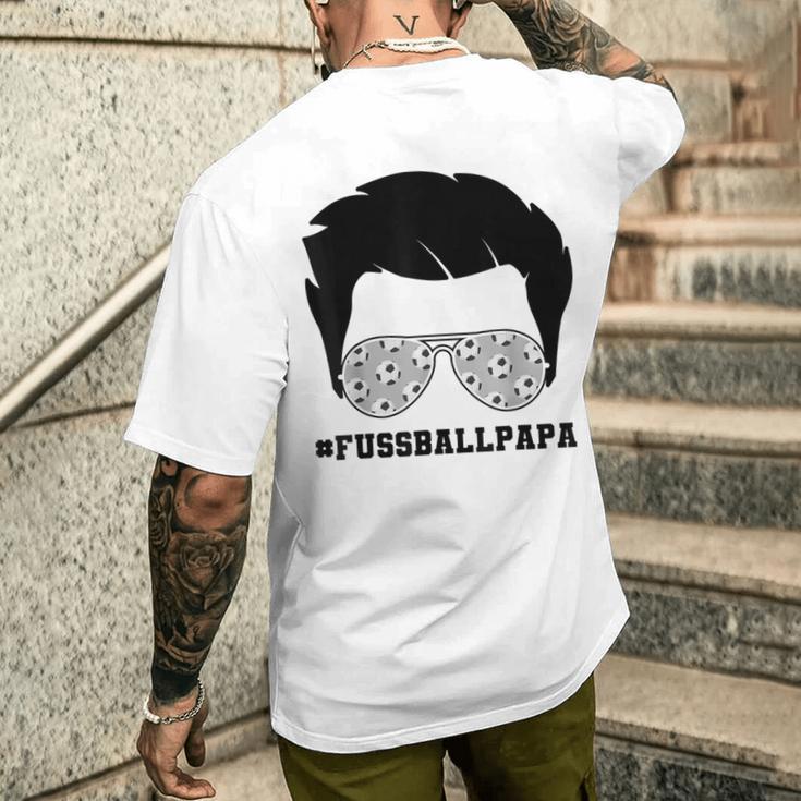 Fußballpapa Football Dad T-Shirt mit Rückendruck Geschenke für Ihn