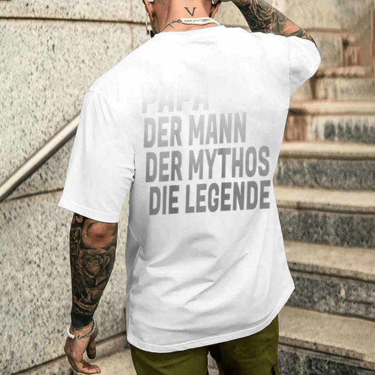 Herrenatertagsgeschenk Papa &Ater Atertag Spruch Raglan T-Shirt mit Rückendruck Geschenke für Ihn