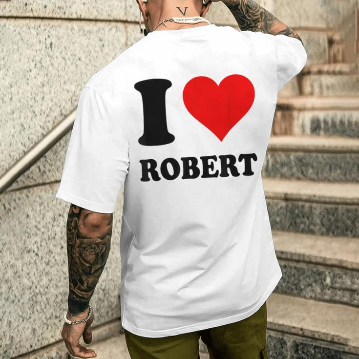 Ich Liebe Robert T-Shirt mit Rückendruck Geschenke für Ihn