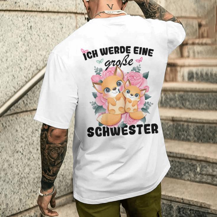 Ich Werde Große Schwester Kurzärmliges Herren-T-Kurzärmliges Herren-T-Shirt, Ankündigung Geschwisterliebe Geschenke für Ihn