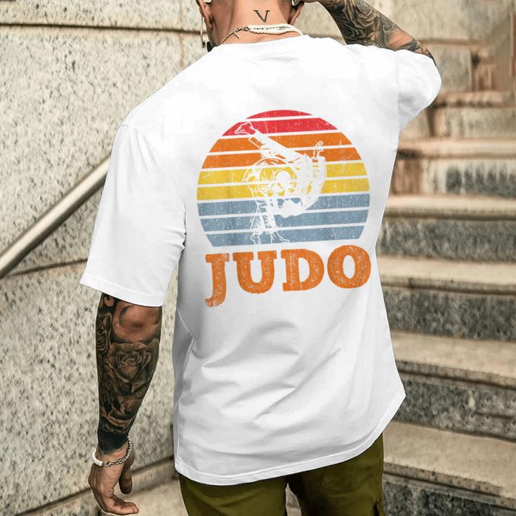 Judo Judoka T-Shirt mit Rückendruck Geschenke für Ihn