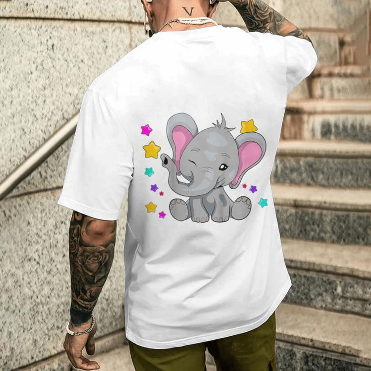 Kinder Ich Bin Schon 3 Jahre Alt Cute Elephant 3Rd Birthday T-Shirt mit Rückendruck Geschenke für Ihn