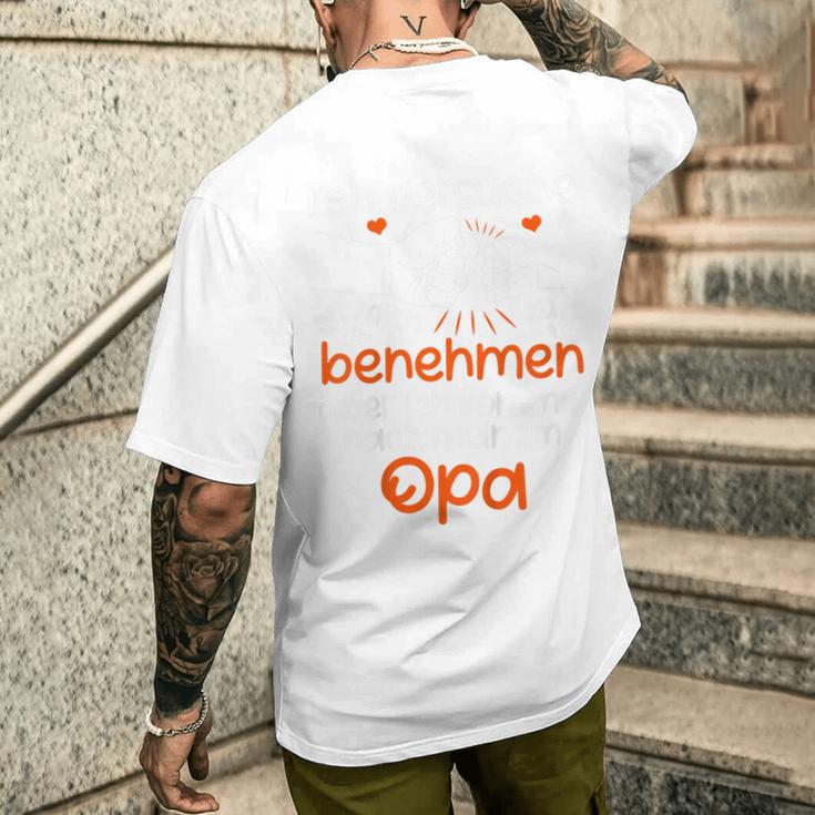 Kinder Ichersuche Mich Zu Benehmen Opa Children's Slogan T-Shirt mit Rückendruck Geschenke für Ihn