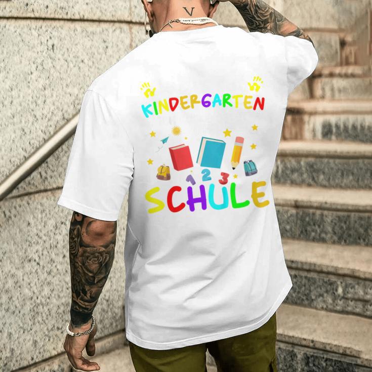 Kinder Mach's Gut Kindergarten Ich Rocke Jetzt Die Schule T-Shirt mit Rückendruck Geschenke für Ihn