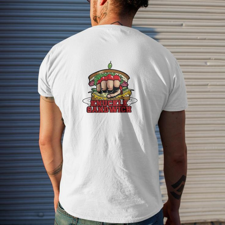 Knuckle Sandwich Art Mens Back Print T-shirt Gifts for Him