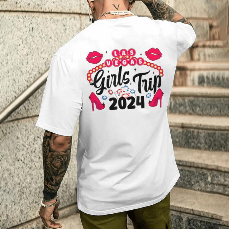 Las Vegas Girls Trip 2024 Las Vegas Vacation 2024 Girls Men's T-shirt Back Print Gifts for Him