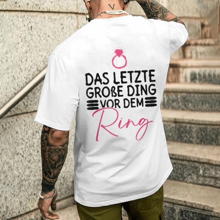 The Last Große Dingor Dem Ring Blue T-Shirt mit Rückendruck Geschenke für Ihn