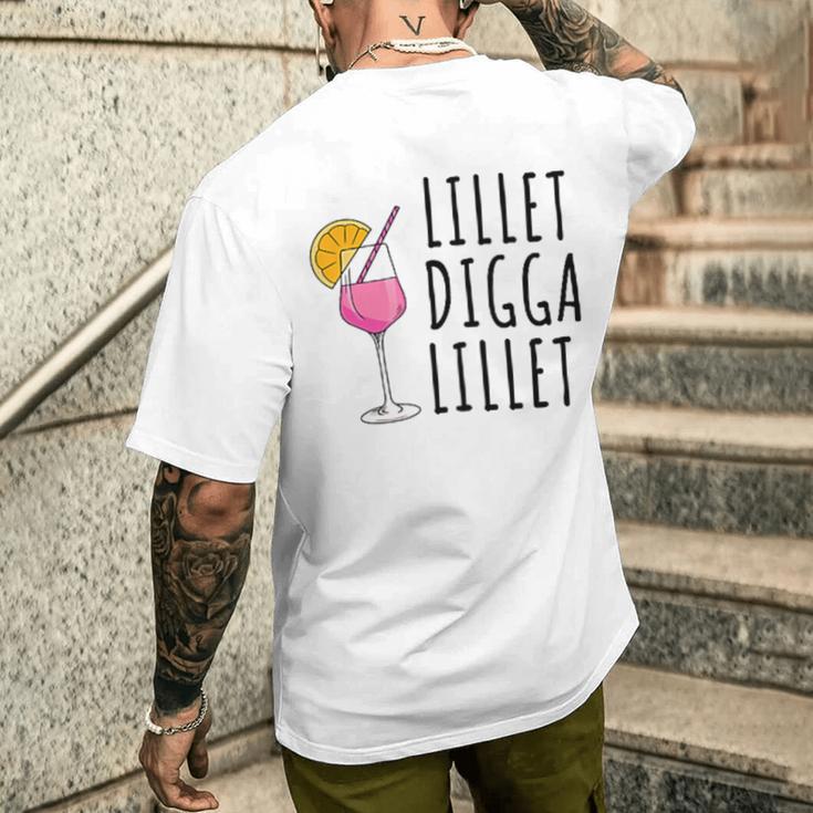 Lillet Digga Lillet Summer Alcohol Lillet T-Shirt mit Rückendruck Geschenke für Ihn