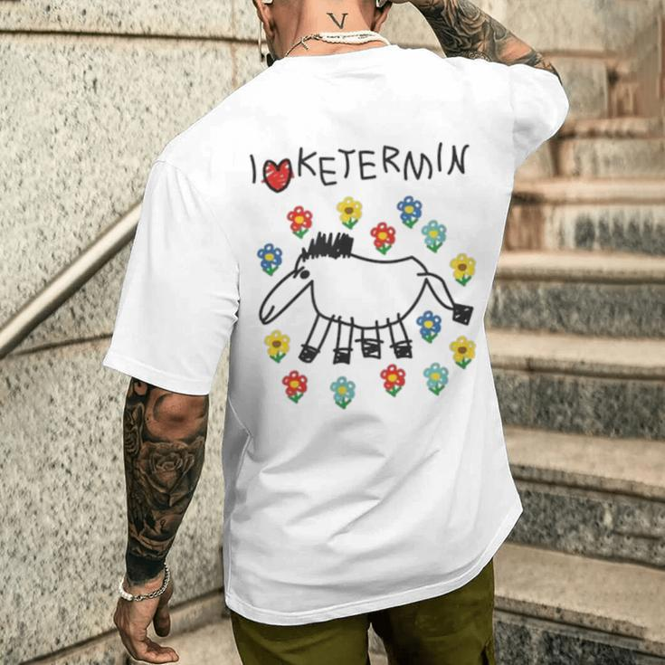 I Love Ketermin I Love Ketermin Ketamin T-Shirt mit Rückendruck Geschenke für Ihn