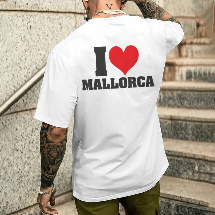 I Love Mallorca I Love Mallorca T-Shirt mit Rückendruck Geschenke für Ihn