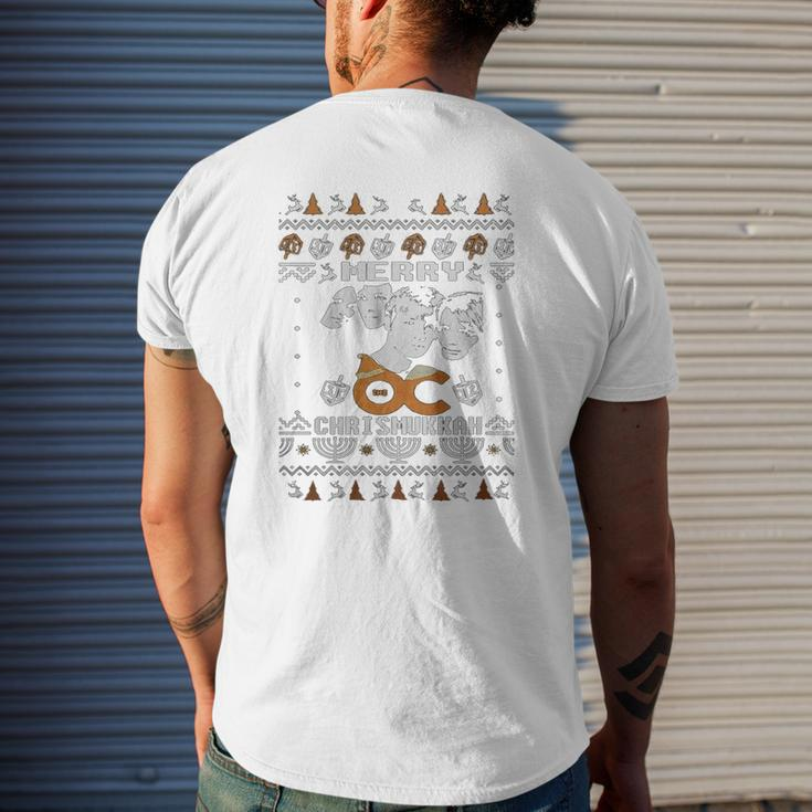 The OC Merry Chrismukkah Christmas Shirt Mens Back Print T-shirt Gifts for Him