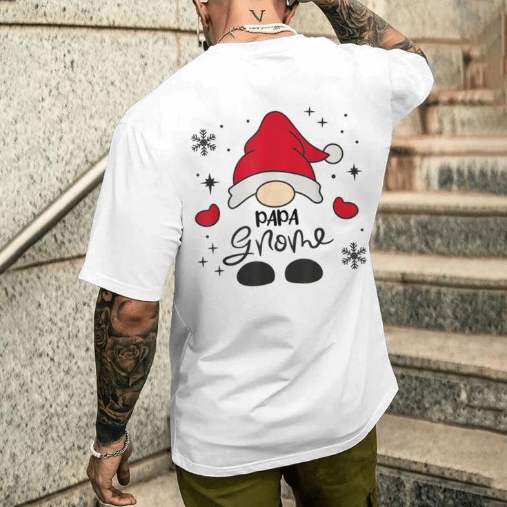 Papa Gnome Süße Weihnachten T-Shirt mit Rückendruck Geschenke für Ihn