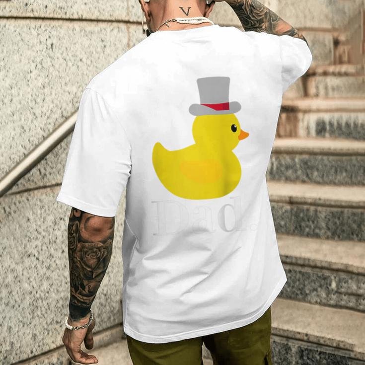 Papa Gummientenliebhaber Raglan T-Shirt mit Rückendruck Geschenke für Ihn