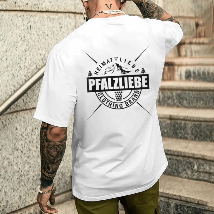 Pfalzpower Pfalzliebe Weinfest Weinschorle Schorle Palatine T-Shirt mit Rückendruck Geschenke für Ihn