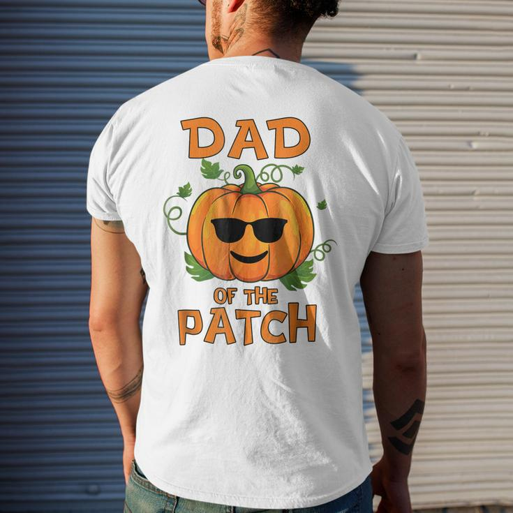 Pumpkin Dad Of The Patch Family Halloween Tee Mens Back Print T-shirt Gifts for Him