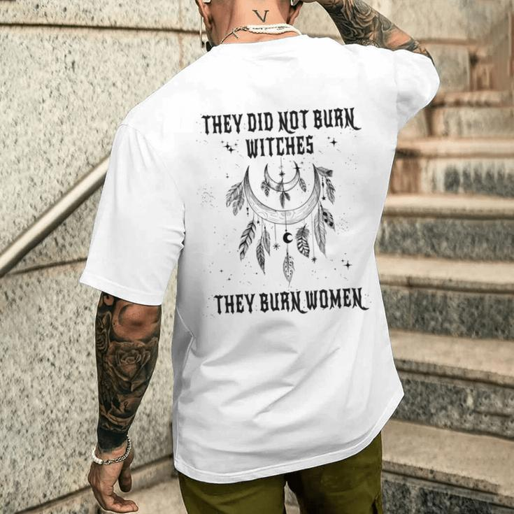 Sie Haben Keine Hexenerbrannt Sieerbrannten Frauen Wicca Salem Gothic T-Shirt mit Rückendruck Geschenke für Ihn